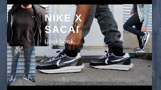 Nike x Sacai LDV Waffle Lookbook How To Style [upl. by Gaw]