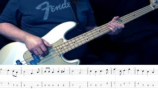 Eric Clapton Lay Down Sally Bass Tab [upl. by Hodosh]