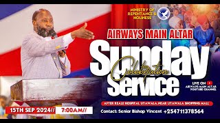 AIRWAYS MAIN ALTAR SUNDAY CELEBRATION SERVICE SERVICE  15 TH SEPTEMBER 2024 [upl. by Perkin]