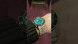 Bulova Devil Diver Oceanographer Ref 96B322  Green Dial [upl. by Kleinstein]