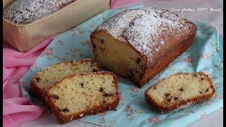 Plumcake allo yogurt e gocce di cioccolato morbidissimo e senza glutine [upl. by Alcina]