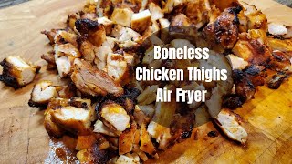 Chicken Thighs In Air Fryer  Juicy Meal Prep Chicken for the Week [upl. by Idnil]