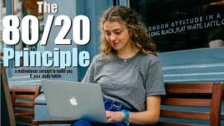 The 8020 Principle in Studying and How to Use It  Motivated Mondays [upl. by Lombardy]