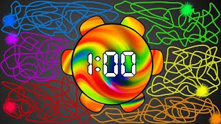 1 Minute Timer Bomb COLORED WICKS 🌈 [upl. by Hazmah538]