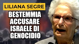 LILIANA SEGRE ISRAELE COMMETTE UN GENOCIDIO UNA BESTEMMIA [upl. by Selry533]