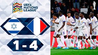 Israel vs France 14 Highlights  UEFA Nations League 2024 [upl. by Bertelli]