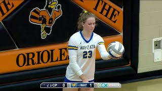 Champlin Park vs Wayzata Girls High School Volleyball Section 5AAAA [upl. by Pare]