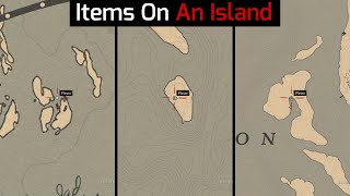 3 Unique Items Are Outside Of The Map Rare Item Weapon Hat  RDR2 [upl. by Sirah]