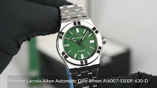 Maurice Lacroix Aikon Automatic Date 39mm AI6007SS00F630D [upl. by Adolpho872]