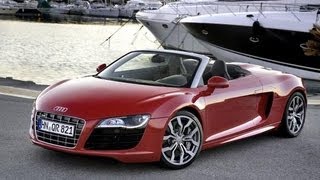 2011 Audi R8 52 V10 FSI Quattro Spyder  First Drive  CAR and DRIVER [upl. by Etnaid]