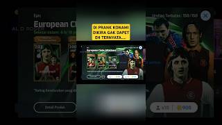 UDAH EMOSI DULUAN 🤬‼️ TERNYATA DI PRANK KONAMI 😂 efootball shorts [upl. by Eeroc]