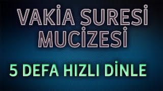 VAKİA SURESİ DİNLE 5 DEFA Faziletli Dualar [upl. by Ennovy]