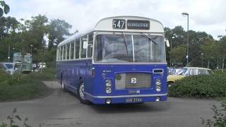 BRISLINGTON BUS RALLY 100814CLASSIC BUSES ON THE MOVE [upl. by Detta998]