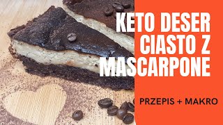 Przepis Na Keto Deser  Ciasto z Mascarpone z Mąki Migdałowej  Aneta Florczyk [upl. by Edva]