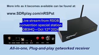 SDRplay nRSPST in the UK receiving GB3HQ QSOs live  second recording [upl. by Adnorhs946]