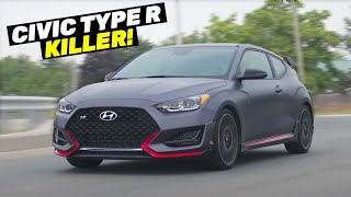 The New FWD HOT HATCH KING  Hyundai Veloster N DCT Track Review [upl. by Eveleen]