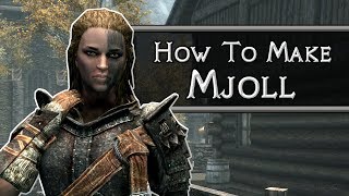 Skyrim How To Make Mjoll The Lioness [upl. by Analak]