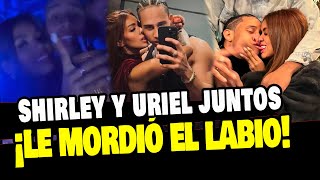 SHIRLEY ARICA LE MUERDE LOS LABIOS A URIEL quotFUTUROquot SU EX COMPAÑERO DE TIERRA BRAVA [upl. by Pelagi]