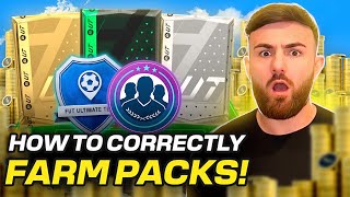 How to EASILY FARM PACKS in EAFC 24 LAZY METHODS to UNLMITED PACKS for TOTS [upl. by Stelle]