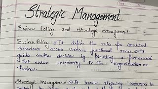 Strategic Management objective significance levels process characteristics strategic decision [upl. by Brie]