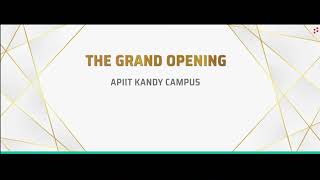 APIIT Kandy Campus Grand Opening [upl. by Lily905]