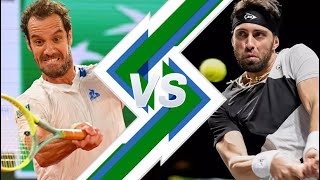 Richard Gasquet vs Nikoloz Basilashvili  MOUILLERONLECAPTIF 2024 [upl. by Selij1]