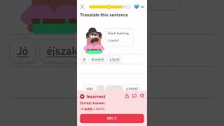 Let’s learn Hungarian with Duolingo Legendary Lessons duolingo learn hungarian hungary [upl. by Atin724]