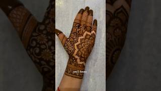 Mandala style mehndi design by soni’s henna youtubeshorts mehndi soniahennadesign [upl. by Loesceke]