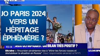 Abel Boyi dans le quotLive Weekendquot sur BFM TV le 11082024  JO Paris 2024 quel héritage [upl. by Newlin]