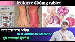 Lizoforce 600 tablet use dose benefits and Side effects full review in hindilinezolid600 [upl. by Irbua]