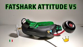 FATSHARK Attitude V5  Migliori Goggles FPV sotto i 300 euro  Recensione Review [upl. by Nylidnam]