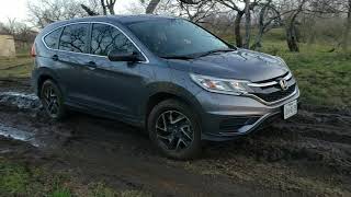 Honda CRV Off RoadMuddingTrail Driving [upl. by Inalan374]