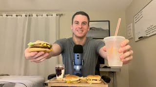 ASMR Eating McDonalds Mukbang [upl. by Novrej]