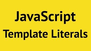 JavaScript Template Literals [upl. by Salohcin738]