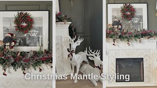 Christmas 2024Elegant Christmas Fireplace Decorating Ideas Decorate with Me [upl. by Dedra]