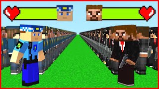 KEREM KOMİSER ORDUSU VS FAKİR ORDUSU 😱  Minecraft [upl. by Yrrehc]