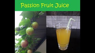 Passion Fruit aka Granadilla Juice [upl. by Wilder564]