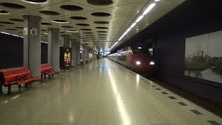 Vertrek SNCF Thalys PBA 4538 op station Schiphol Airport richting Paris Nord [upl. by Akemahc197]