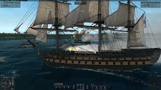 Naval Action Gameplay Redoubtable vs Ingermanland 1440p 60fps [upl. by Roch]