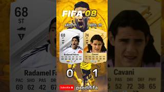 Cavani VS Falcao EVOLUCIÓN FIFA FIFA 08  FIFA 24 🥵🔥 fifa shorts futbol fifaevolution [upl. by Ardnuhsed]