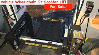 Braunability Wheelchair Lift With Adaptive Drive For Sale [upl. by Manus]