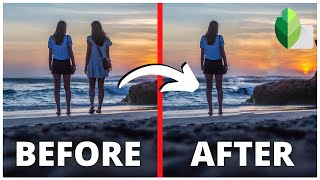 How to REMOVE A PERSON from any photo using Snapseed iOS and Android Snapseed Photo Editing [upl. by Andee327]