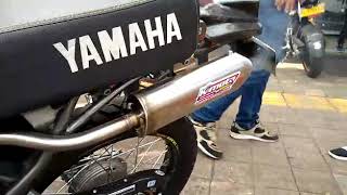 Sonido de YAMAHA DT 175 y CALIMA 175 con mofles de KIMOTO SUPERBIKE [upl. by Maybelle]