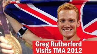 Greg Rutherford Visits TMA 2012 [upl. by Asilanna]