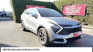 2023 Kia Sportage Steel Gray Black Cloth madera Visalia Fresno Financing Clovis Used stock Service [upl. by Levitt]