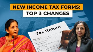 New Income Tax Return Forms 2023 Top 3 Changes Salaried Taxpayers should note [upl. by Ahtelrac]