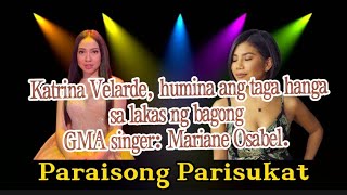 Katrina Velarde and Mariane Osabel singing Paraisong Parisukat by Basil Valdez [upl. by Waller]