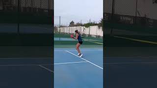 Tennis training sessions with Admigirl Mari [upl. by Buine790]