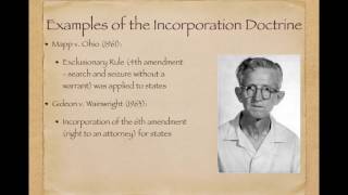 AP Gov Review Video 49 The Incorporation Doctrine [upl. by Thayne]