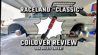 Raceland Classic Coilovers 2000 Subaru Outback Sport [upl. by Grimaldi522]